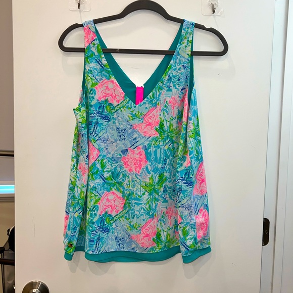 Lilly Pulitzer reversible swing top - Picture 1 of 8